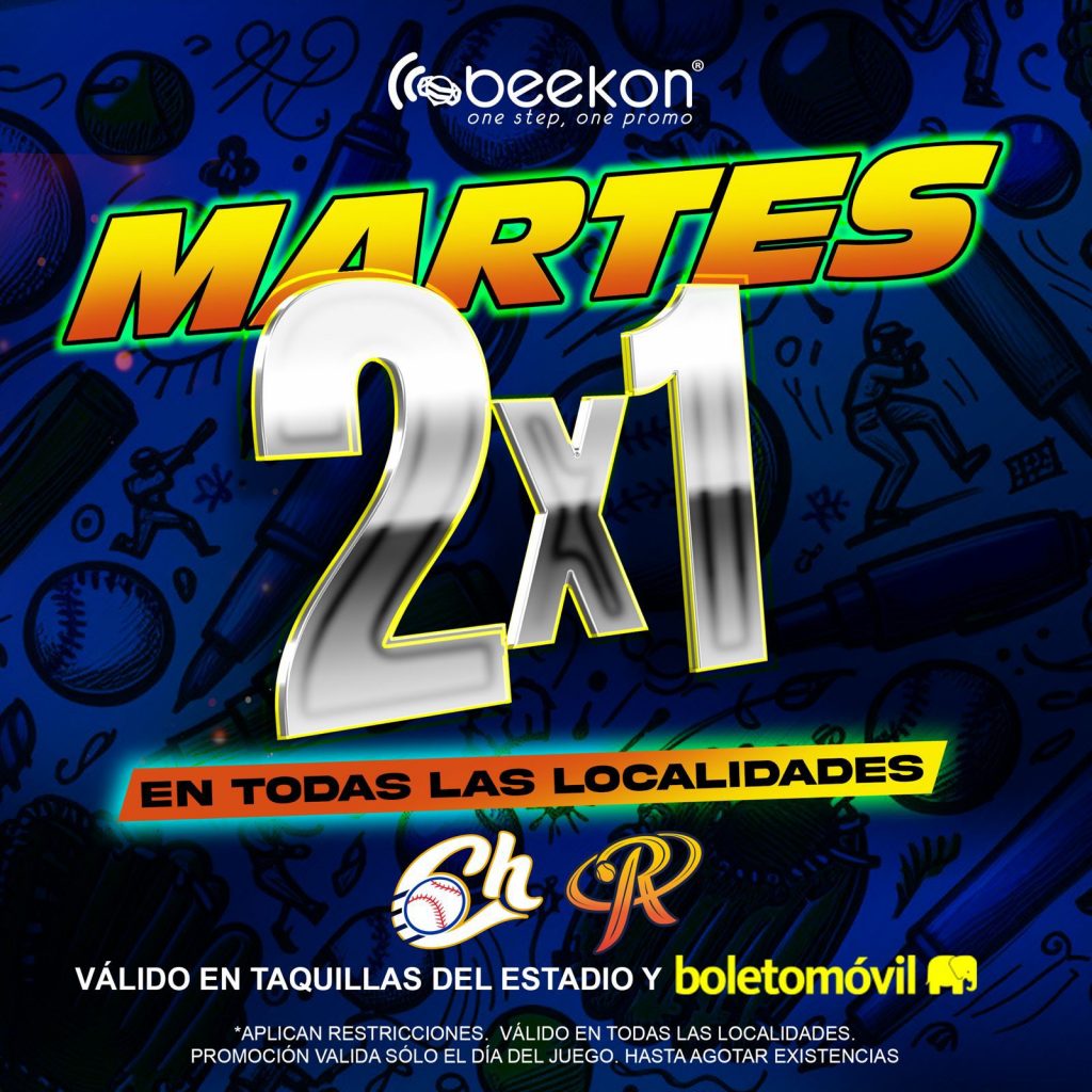 PROMOCIONES PARA LA SERIE CHARROS DE JALISCO VS RIELEROS DE AGUASCALIENTES