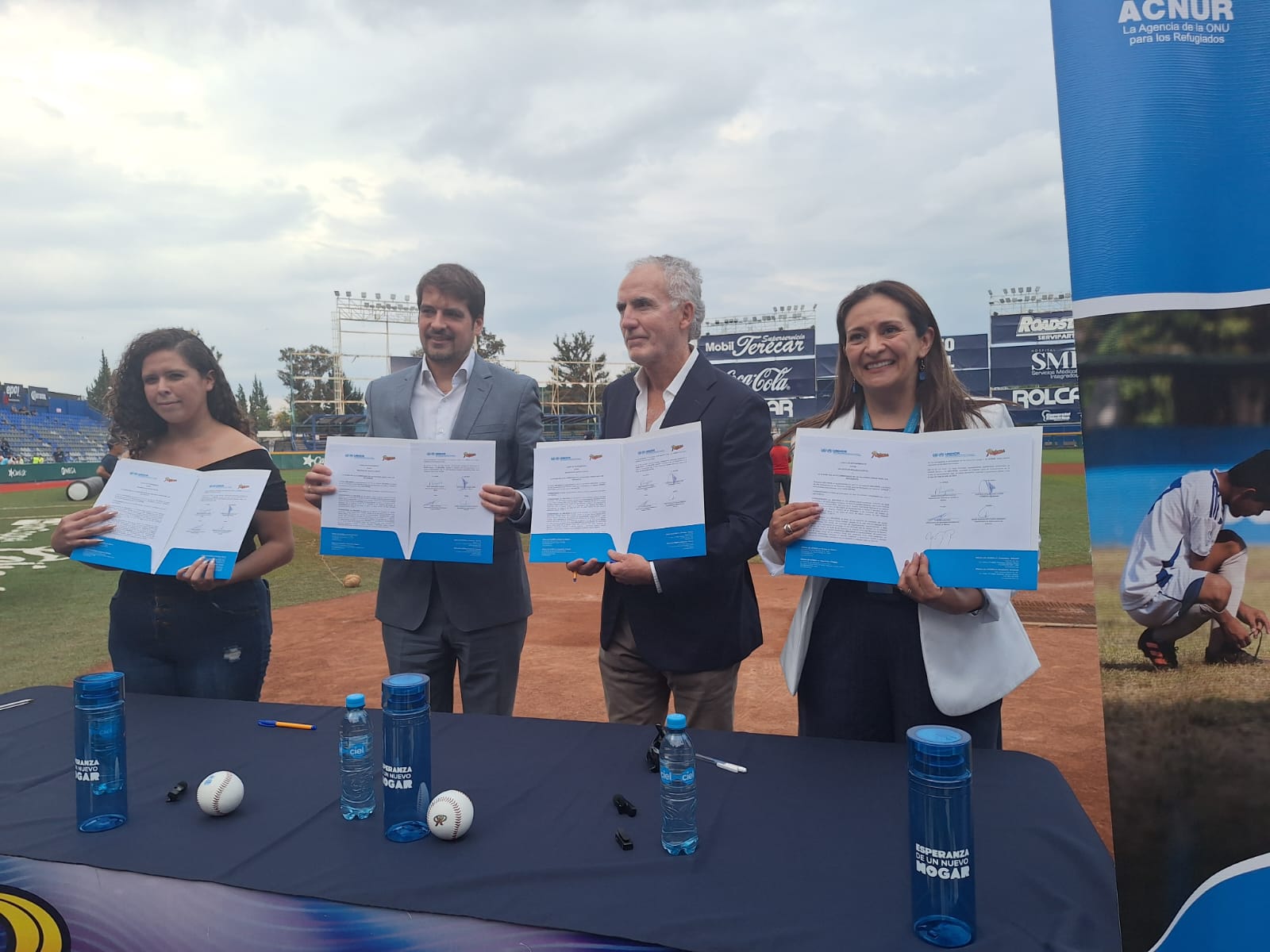 ACNUR Y RIELEROS FIRMAN CONVENIO EN PRO A LOS REFUGIADOS EN AGUASCALIENTES