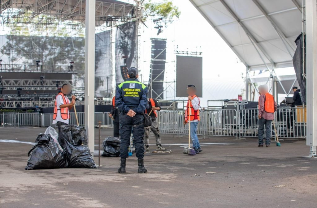 INFRACTORES REALIZARON TRABAJO COMUNITARIO EN LA FERIA DE LOS CHICAHUALES 2024