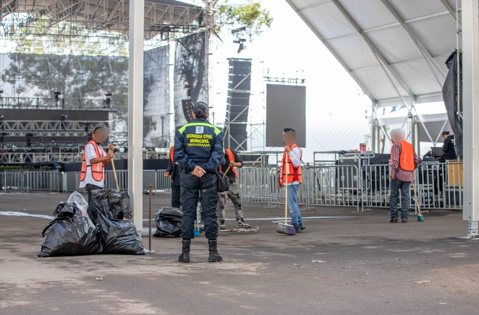 INFRACTORES REALIZARON TRABAJO COMUNITARIO EN LA FERIA DE LOS CHICAHUALES 2024