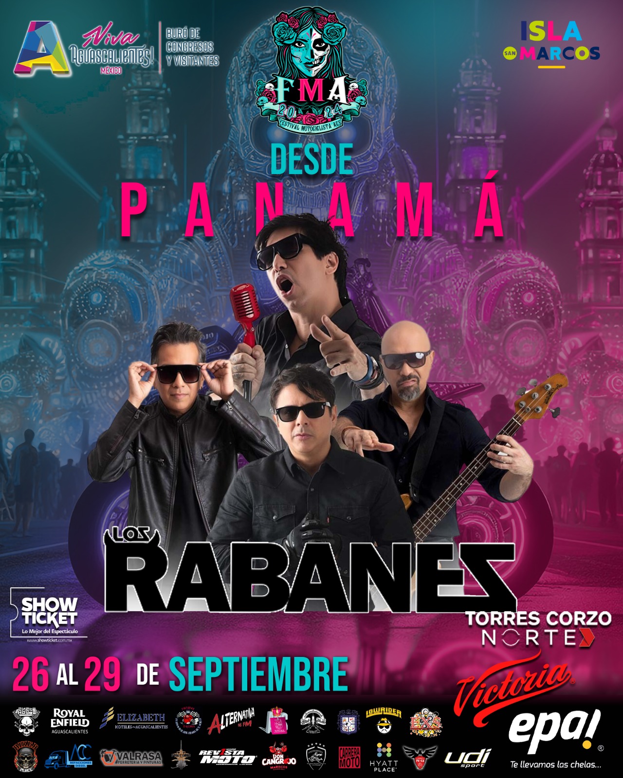 Desde Panamá 🇵🇦 viene una excelente agrupación para animar nuestro FMA