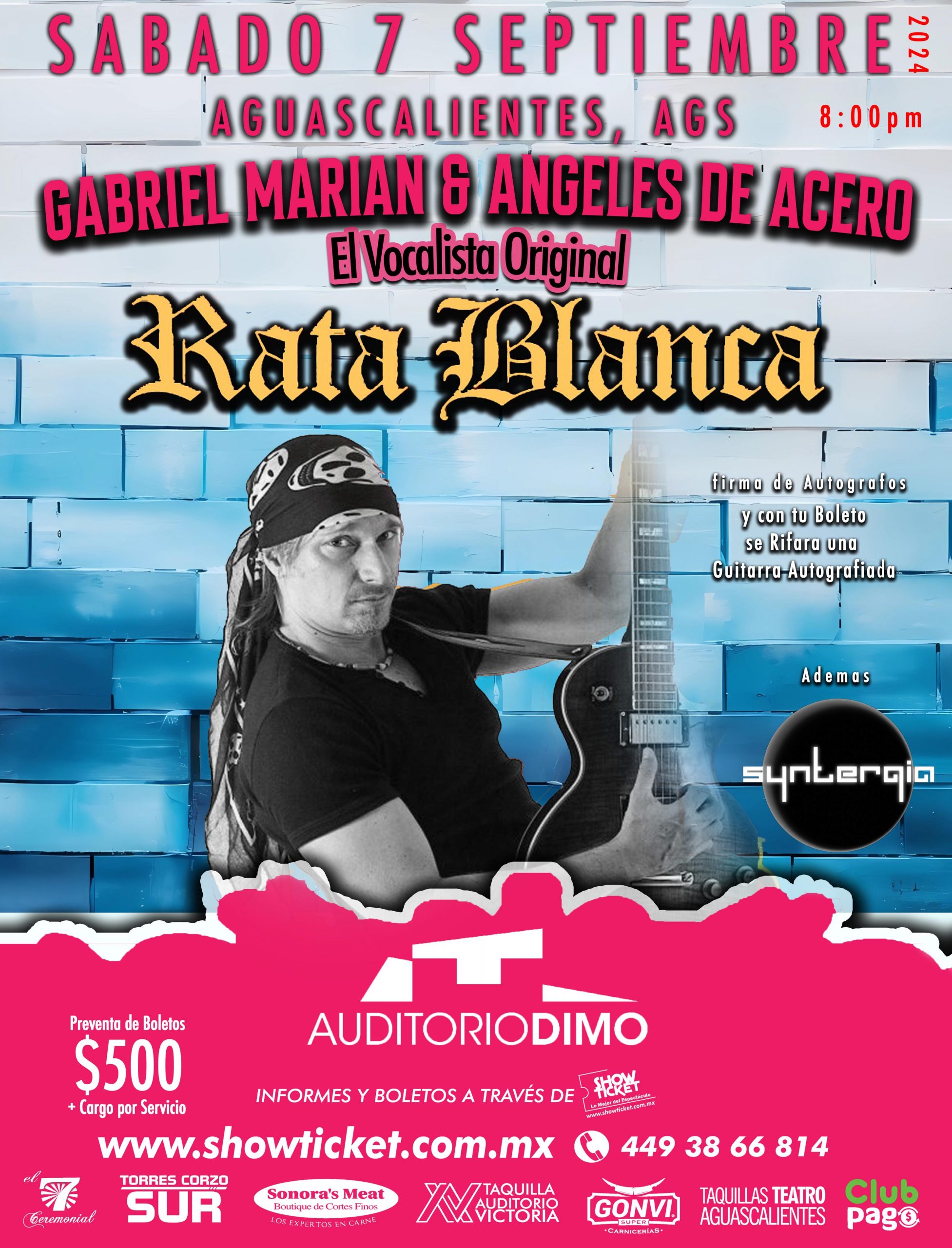 𝗚𝗔𝗕𝗥𝗜𝗘𝗟 𝗠𝗔𝗥𝗜𝗔𝗡 (Ex-Vocalista de Rata Blanca) & 𝗔𝗡𝗚𝗘𝗟𝗘𝗦 𝗗𝗘 𝗔𝗖𝗘𝗥𝗢 😎💥 TOUR MÉXICO 🇲🇽