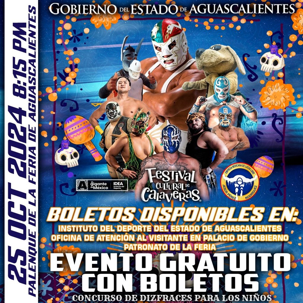 ¡Lucharán de 2 a 3 caídas! 🤼‍♂️👻💀
