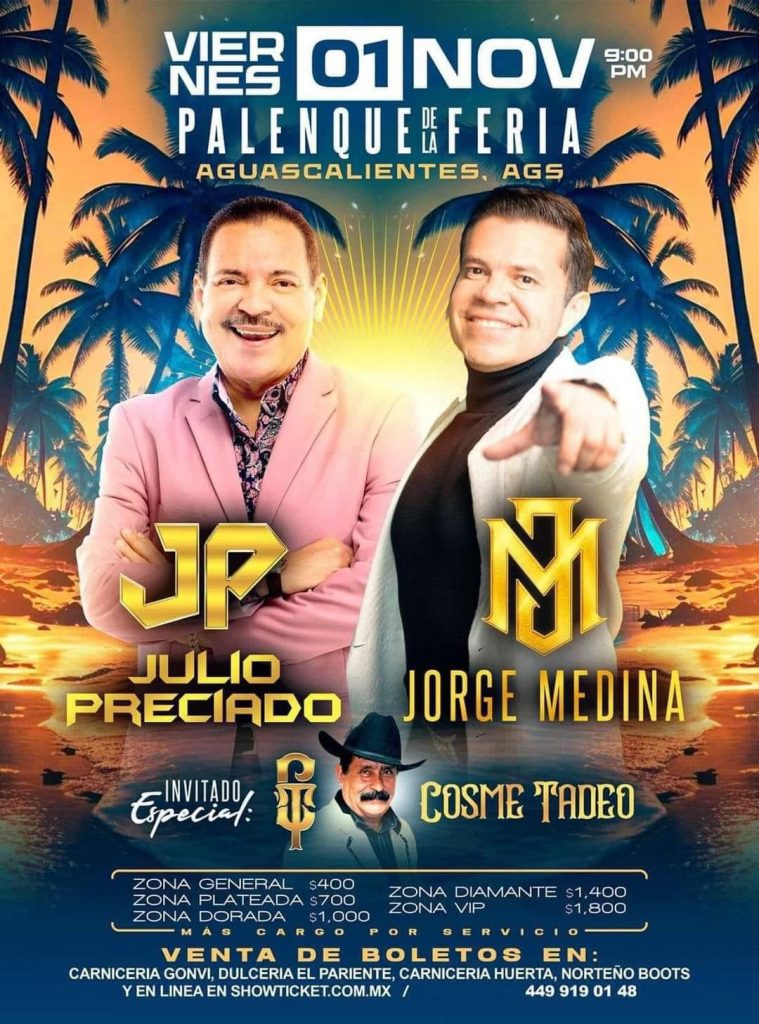 Aguascalientes, ¡YA estamos en Taquilla del Palenque! 🎟️