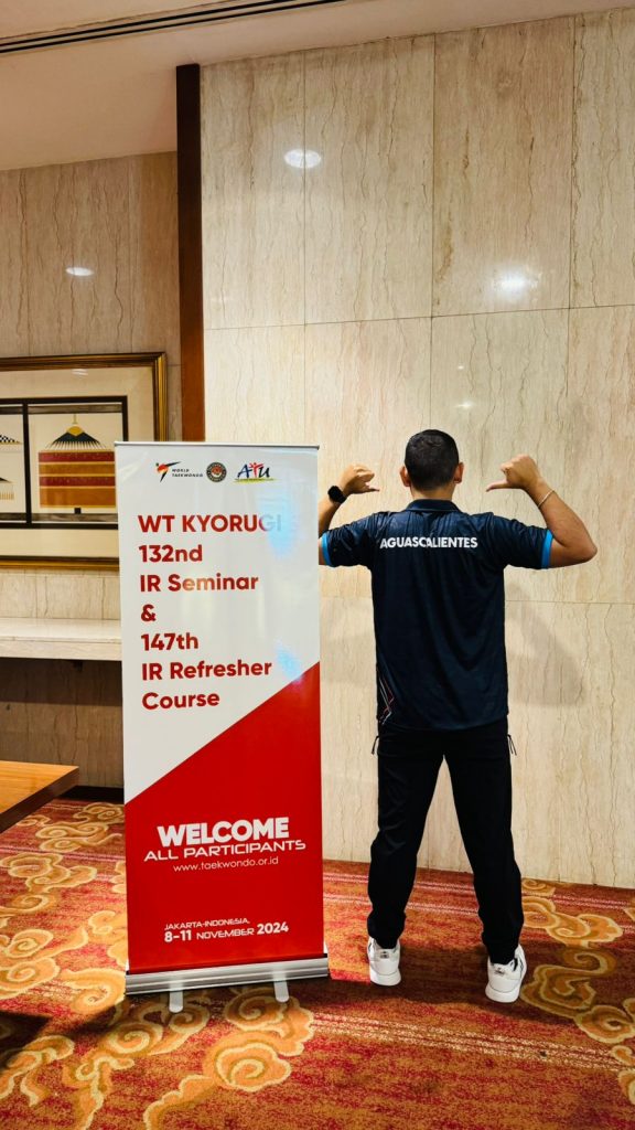 AGUASCALENTENSE ES CERTIFICADO COMO RÉFERI INTERNACIONAL DE TAEKWONDO