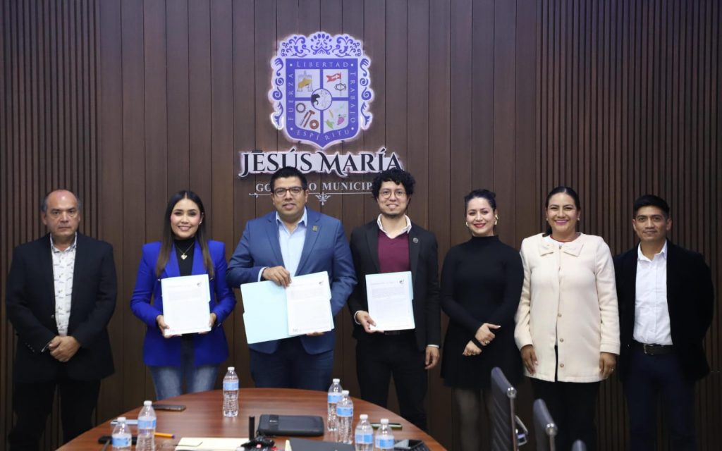 GOBIERNO DE JESÚS MARÍA, FIRMÓ CONVENIO DE COLABORACIÓN CON EL INSTITUTO NACIONAL DEL SUELO SUSTENTABLE (INSUS)