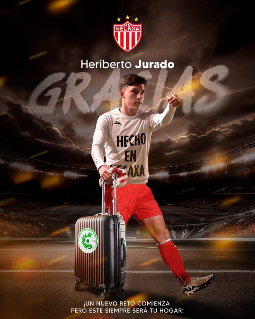 EL TALENTO HECHO EN NECAXA SIGUE CRUZANDO FRONTERAS.