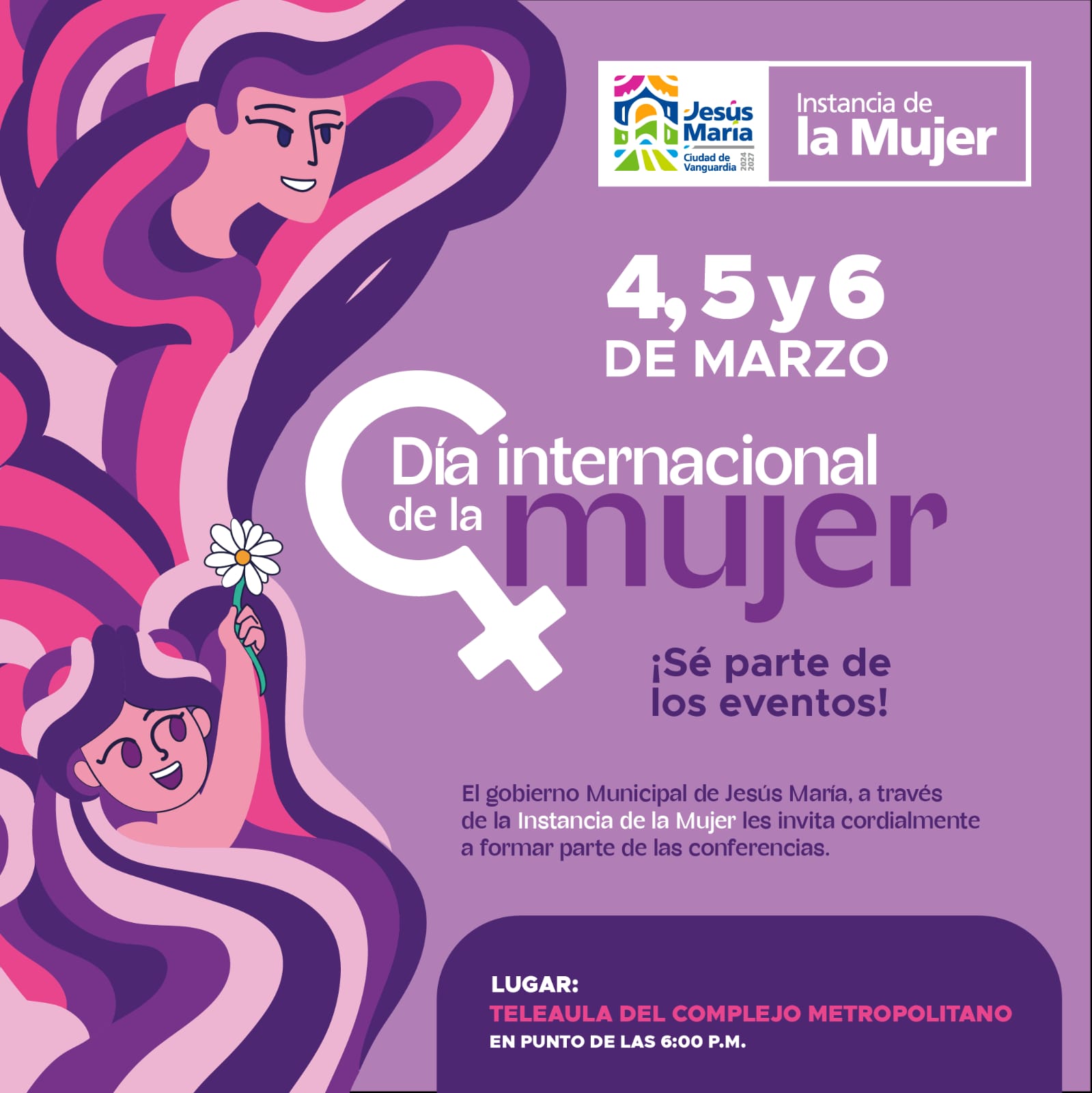 JESÚS MARÍA CONMEMORA EL DÍA INTERNACIONAL DE LA MUJER CON UNA JORNADA DE CONFERENCIAS Y TALLERES