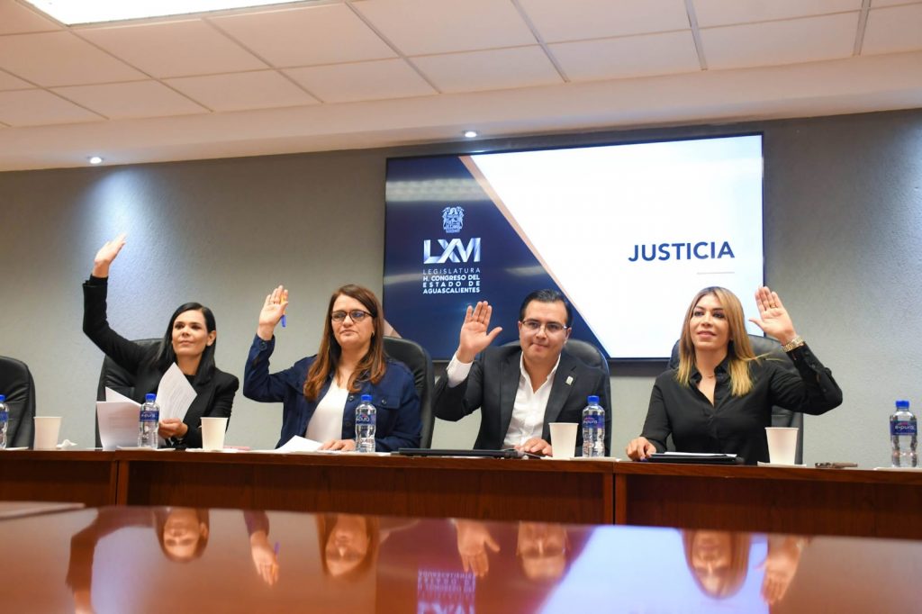 COMISIÓN DE JUSTICIA DEL CONGRESO DE AGUASCALIENTES AVALÓ REFORMAS A DOS ORDENAMIENTOS EN SESIÓN ORDINARIA