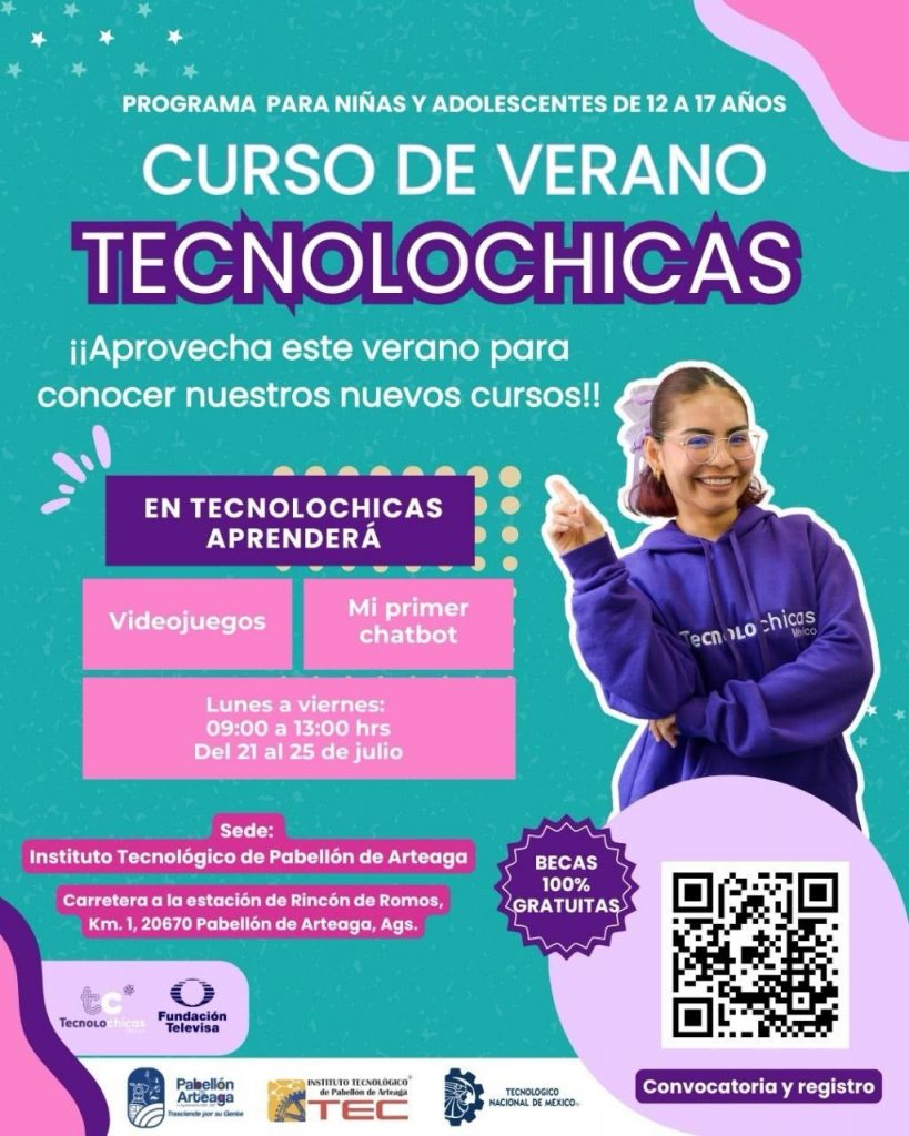 💻✨ ¡Tecnolochicas llega a Pabellón!