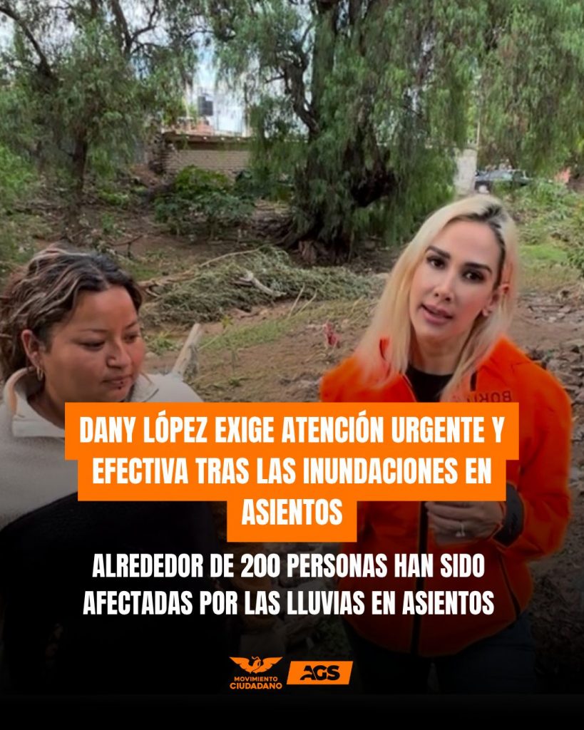 DANY LÓPEZ EXIGE ATENCIÓN URGENTE Y EFECTIVA TRAS LAS INUNDACIONES EN ASIENTOS