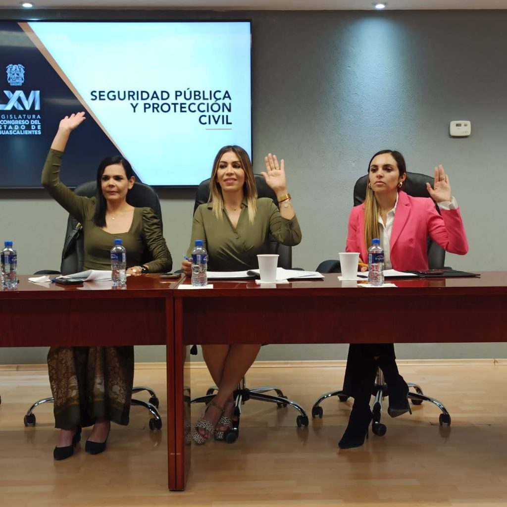 COMISIÓN DE SEGURIDAD PÚBLICA Y PROTECCIÓN CIVIL DEL CONGRESO DE AGUASCALIENTES APRUEBA DOS ORDENAMIENTOS