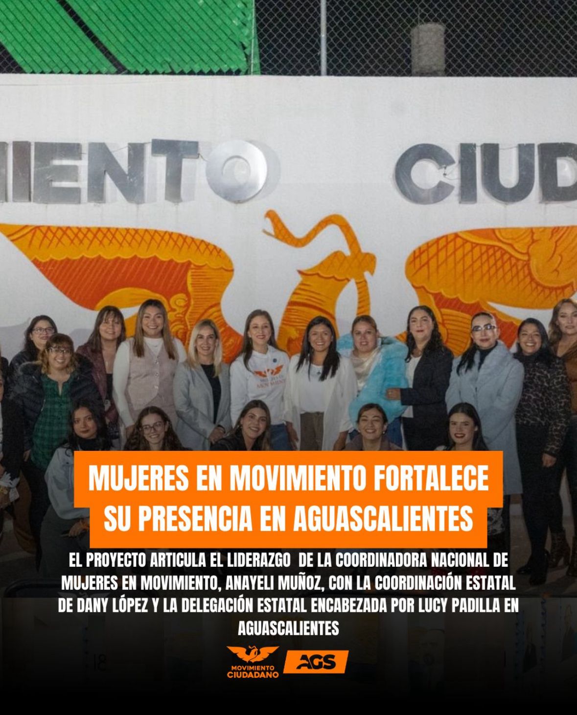MUJERES EN MOVIMIENTO FORTALECE SU PRESENCIA EN AGUASCALIENTES