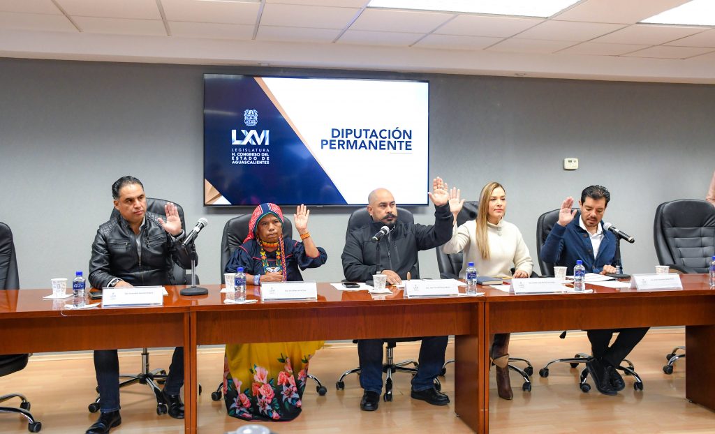 DIPUTACIÓN PERMANENTE DEL CONGRESO DE AGUASCALIENTES CONTINÚA TRABAJOS LEGISLATIVOS EN SU SEXTA SESIÓN ORDINARIA