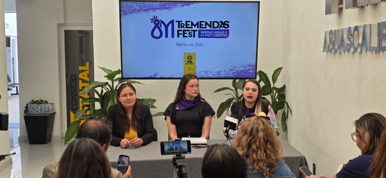 El PRD Aguascalientes presenta “Tremendas Fest” en conmemoración del 8 de marzo