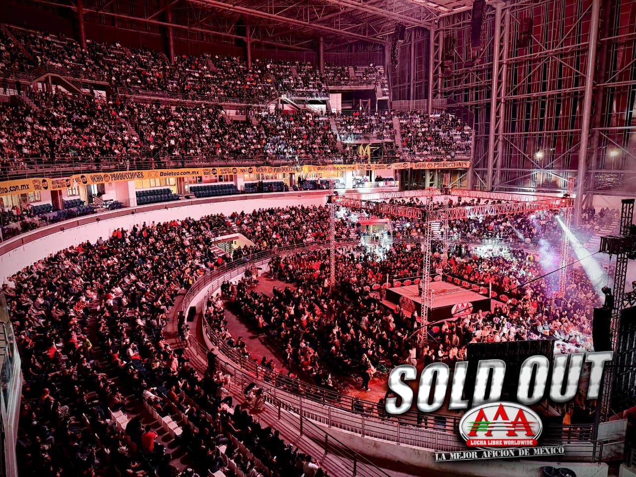 GRAN ÉXITO DE LA LUCHA LIBRE AAA EN AGUASCALIENTES 