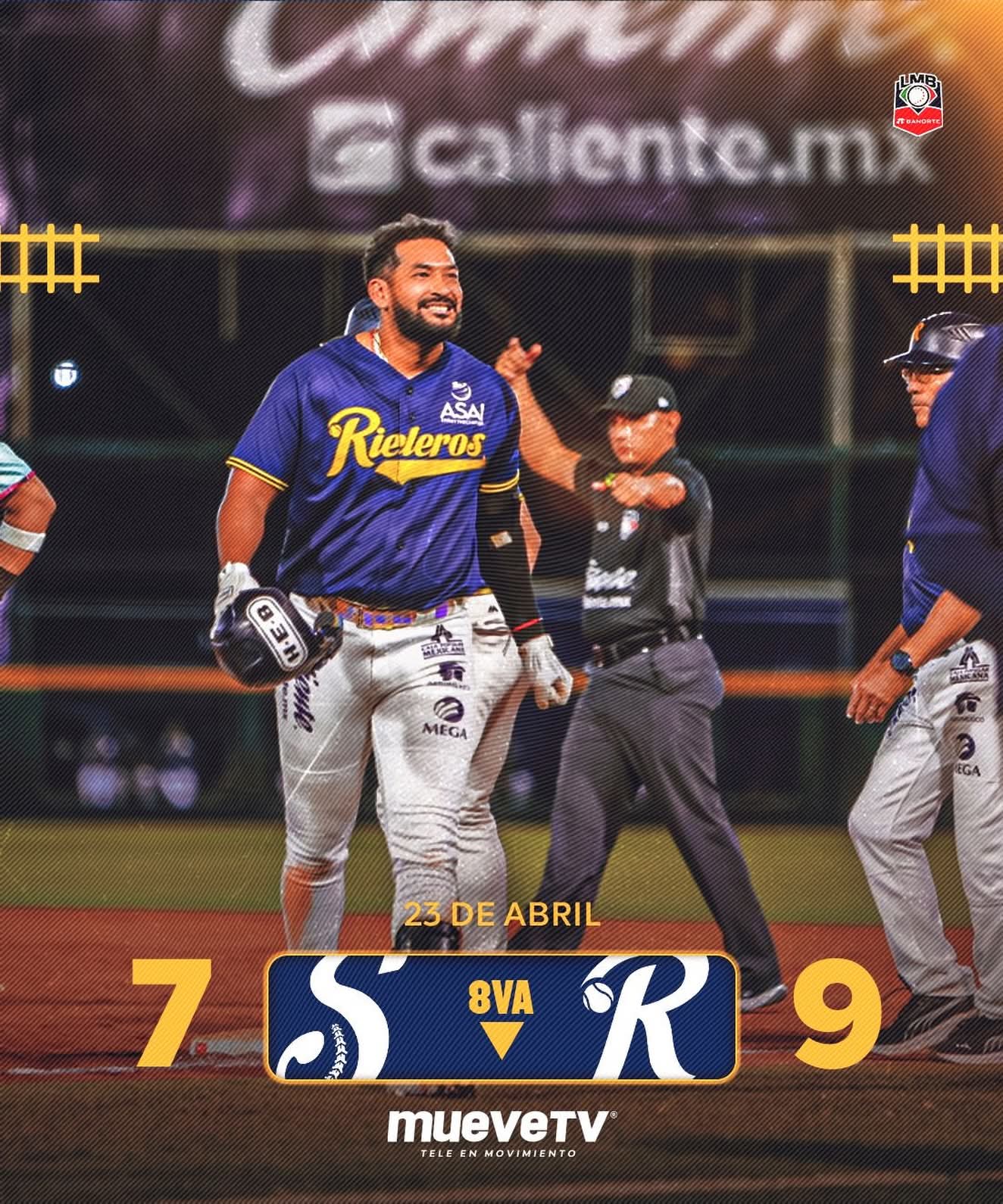 Espectacular remontada de Rieleros ante Saraperos y serie para el Riel