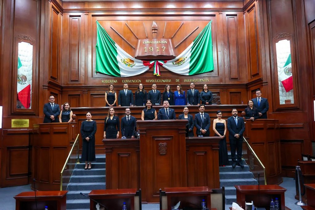 CONGRESO DE AGUASCALIENTES CONDECORÓ A LA PRESIDENTA DE LA COMUNIDAD DE MADRID, ISABEL DÍAZ AYUSO, CON LA MEDALLA ESPECIAL AL MÉRITO CÍVICO